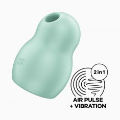 Вакуумний стимулятор з вібрацією Satisfyer Pro To Go 1 Mint