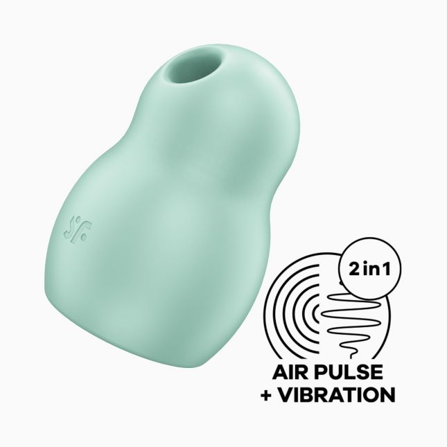 Вакуумний стимулятор з вібрацією Satisfyer Pro To Go 1 Mint