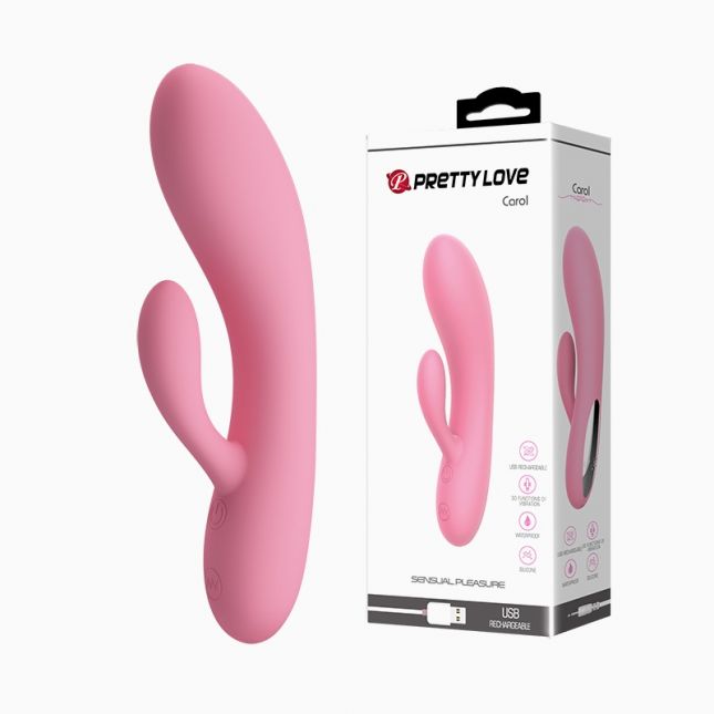 Комп'ютерний вібратор - Pretty Love Carol Vibrator Light Pink
