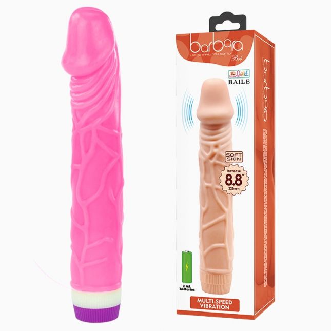 Вібратор - Barbara Bob Vibrator 8,8" Pink