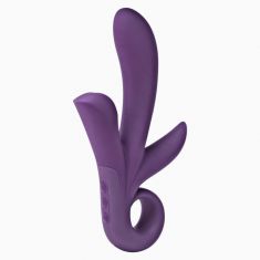 Вібратор для потрійного задоволення Trinity Vibrator, 12х3, 5 см