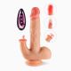 Фалоімітатор-пульсатор з язичком Real Body — Licking Ram з пультом ДК