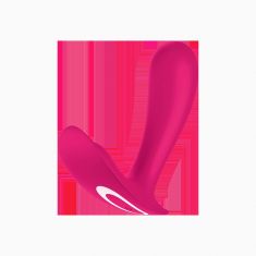 Satisfyer Top Secret - Вибратор с двумя моторами для точки G или анальной стимуляции,11х3 см., (розовый)
