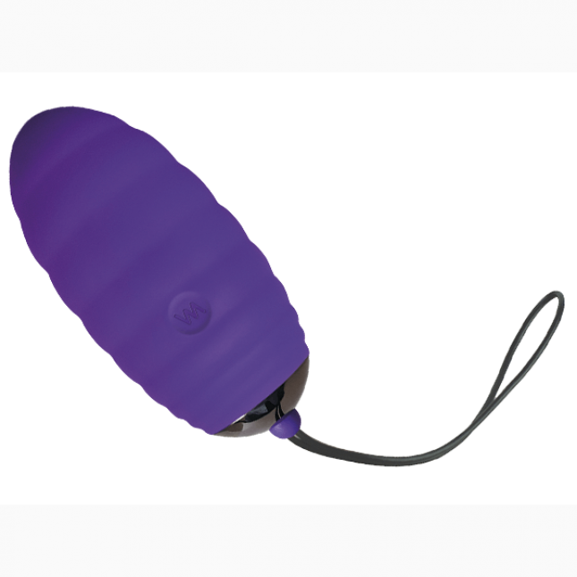 Виброяйцо Adrien Lastic Ocean Breeze Purple с пультом ДУ, 10 режимов работы