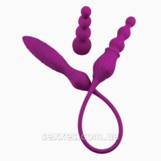 Вибратор Adrien Lastic AD-2X с пультом Mini