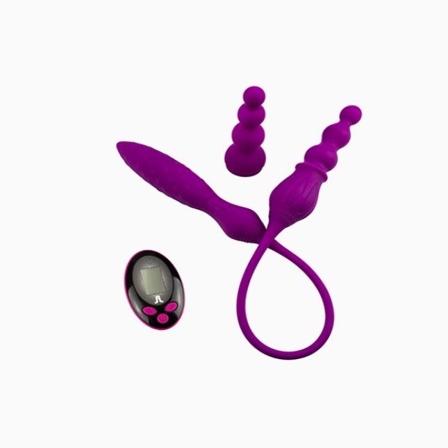 Вибратор двусторонний Adrien Lastic AD-2X с пультом LRS