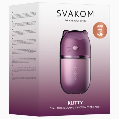 Вакуумний стимулятор з язичком - Svakom Klitty