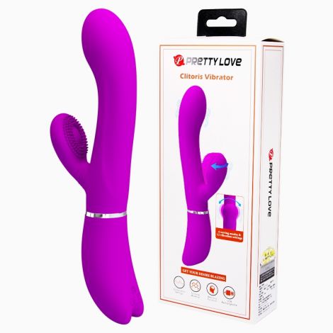 Вібратор - Pretty Love Clitoris Vibrator Pink