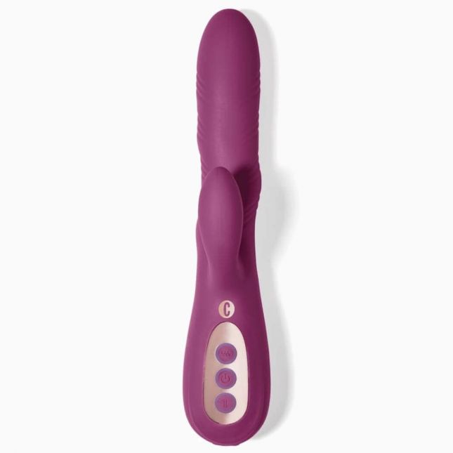 Cosmopolitan Luminous Rabbit Vibrator - силіконовий вібратор кролик, 24,1х3, 3 см