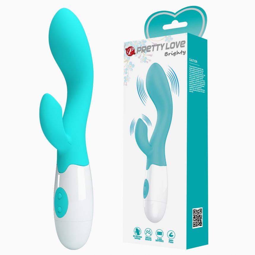 Вібратор - Pretty Love Brighty Vibrator Light Blue Вібратор - Pretty Love Brighty Vibrator Light Blue