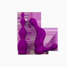 Насадки для двустороннего вибратора Adrien Lastic AD-2X - Anal set