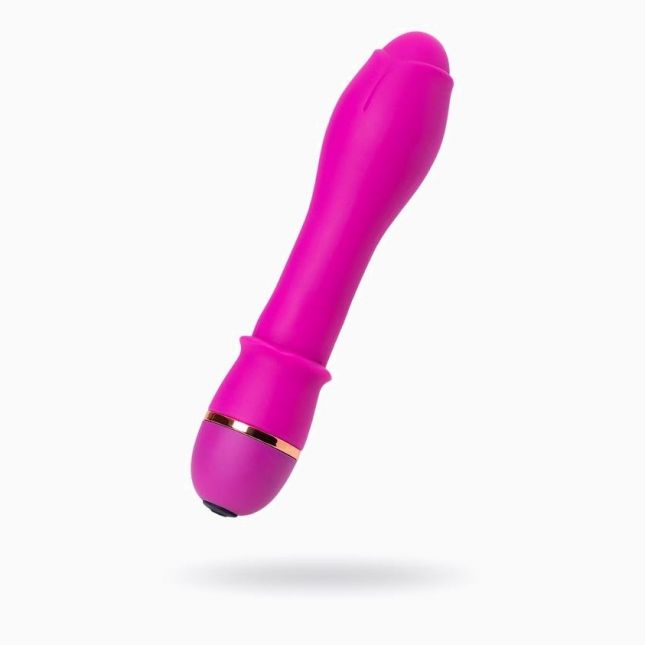 Нереалистичный вибратор Toyfa A-Toys Marchy, силикон, розовый, 16,6 см