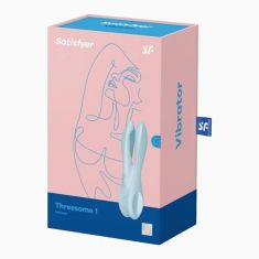 Вібратор - Satisfyer Threesome 1 Light Blue