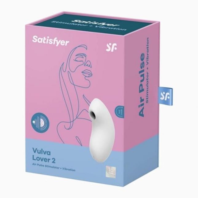Вакуумний кліторальний вібратор - Satisfyer Vulva Lover 2 White