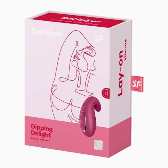 Кліторальний вібратор - Satisfyer Dipping Delight Berry Кліторальний вібратор - Satisfyer Dipping Delight Berry