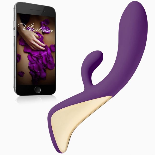 Вібратор - Vibratissimo Rabbit, фіолетовий