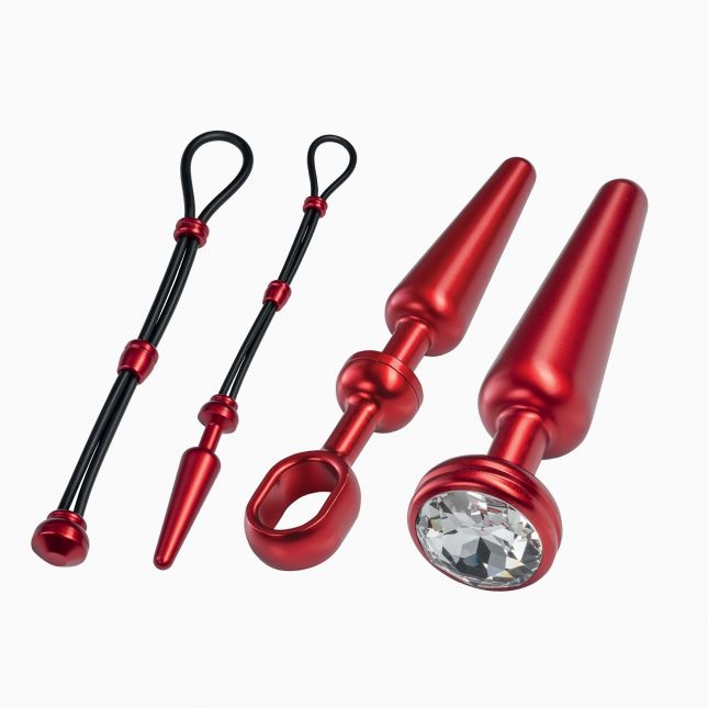 Секс набір - MALESATION Alu Cock - Grip Set mittel