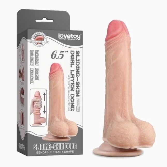 Фалоімітатор - Sliding Skin Dong 6.5"