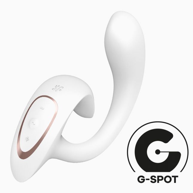 Вагинально-клиторальный вибратор Satisfyer G for Goddess 1 White, 2 мотора