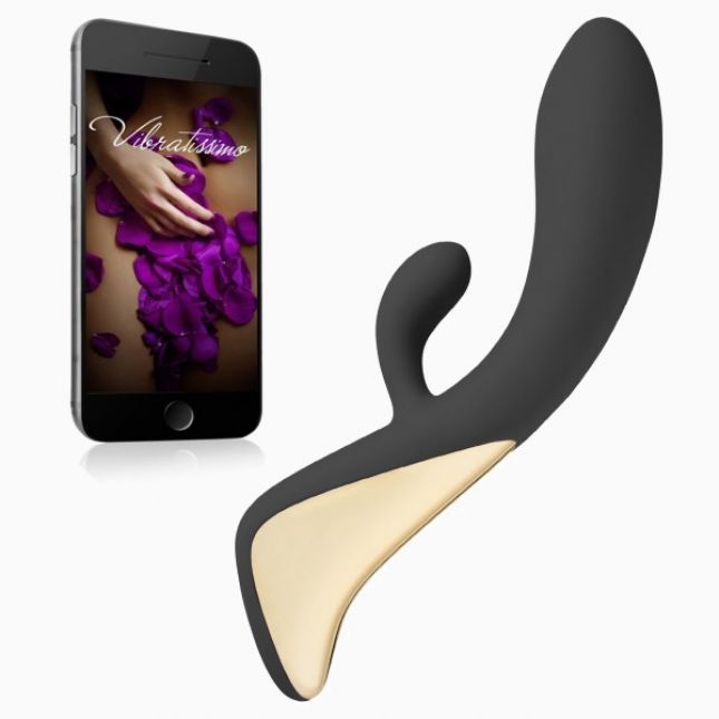 Вібратор - Vibratissimo Rabbit, чорний