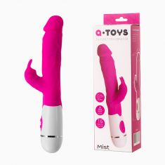 Нереалістичний вібратор Toyfa A - Toys Mist, силікон, рожевий, 25,4 см