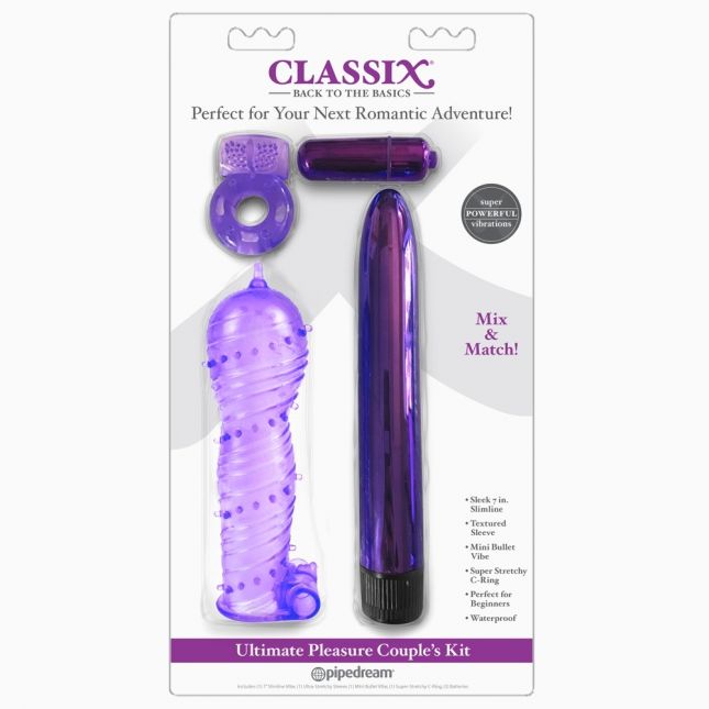 Секс набір - Classix Ultimate Pleasure Couple’s Kit Purple