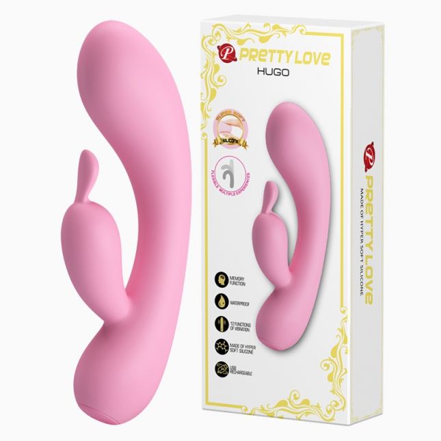 Вібратор - Pretty Love Hugo Vibrator Pink