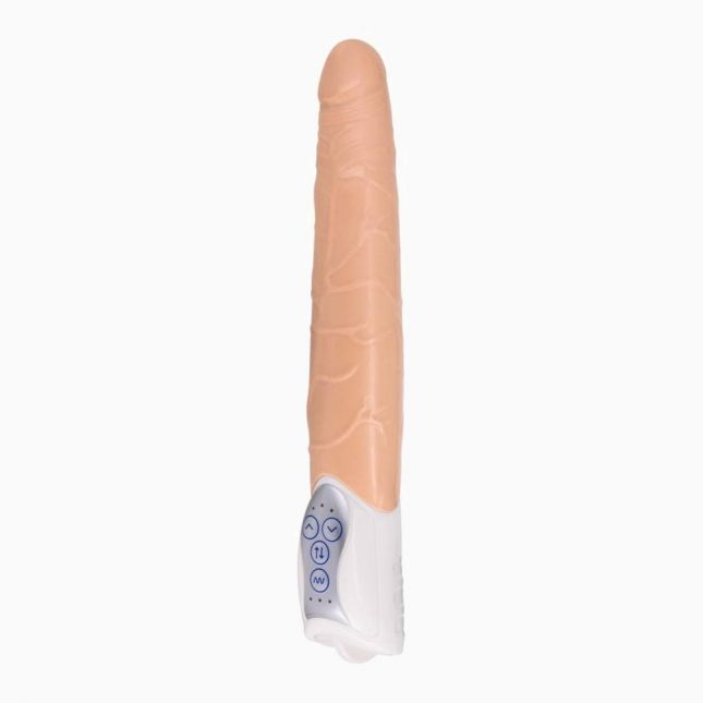 Seven Creations Long John - реалистичный вибратор, 17х4 см (телесный)