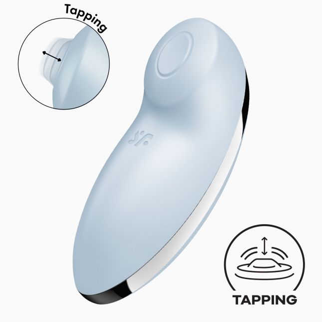 Вибростимулятор-пульсатор Satisfyer Tap & Climax 2 Blue