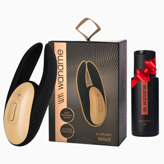 Вібратор Waname D-Splash Wave + Sensitivity Gel, 50 мл