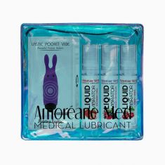 Набір вібраторів - Amoreane Med Purple (strawberry + berries + cherry по 10 мл)