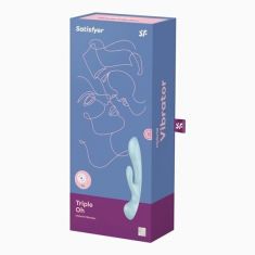 Вібратор - Satisfyer Triple Oh Light Blue