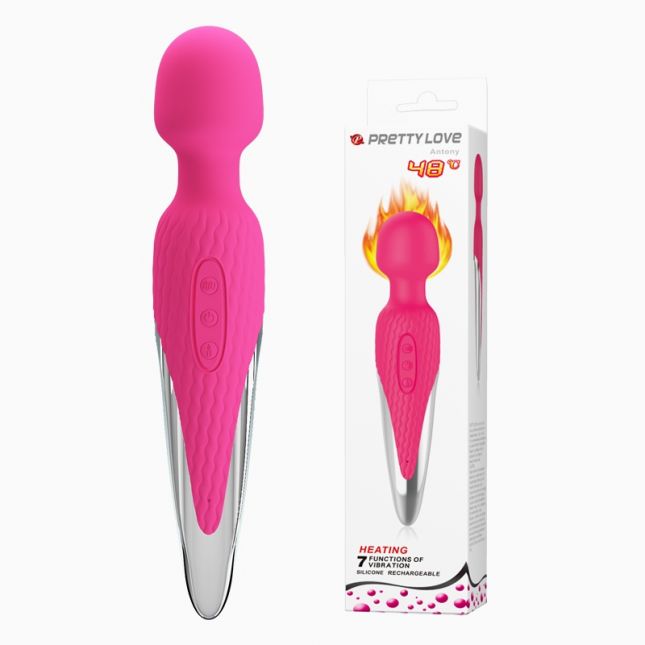 Вібромасажер - Pretty Love Antony Heat Massager Pink