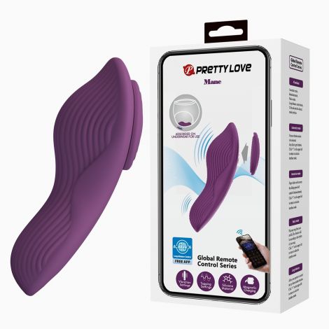 Вібратор - Pretty Love Mobile App Control Mane Stimulator Purple Вібратор - Pretty Love Mobile App Control Mane Stimulator Purple
