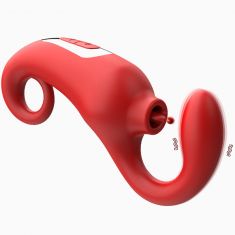 Вібратор - Merfi, 10 Vibration Functions, 10 Frequency Tongue Licking USB