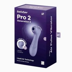 Кліторальний стимулятор - Satisfyer Pro 2 Generation 3 With Liquid Air Lilac