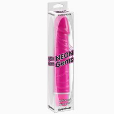 Вибратор - Neon Gems, розовый