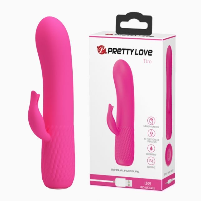 Компьютерный вибратор - Pretty Love Tim Vibrator Light Pink