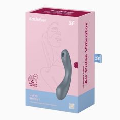 Кліторальний стимулятор - Satisfyer Curvy Trinity 1 Bluegrey