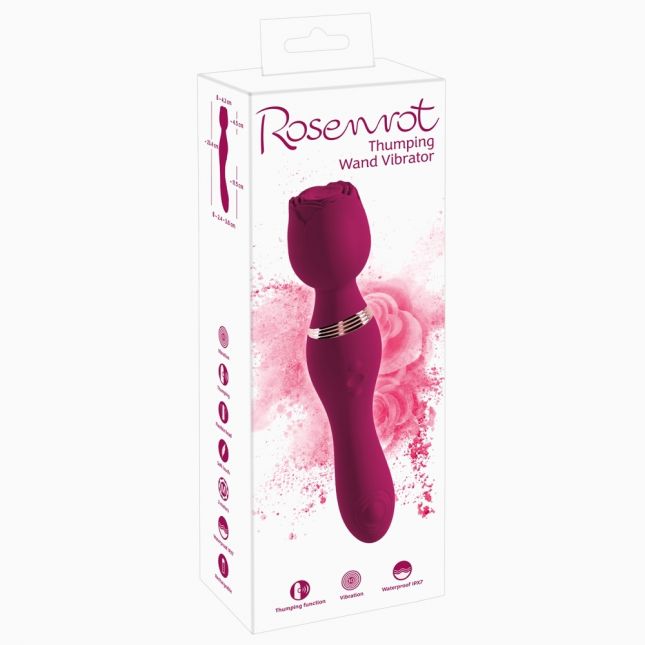 Вібратор - Rosenrot Thumping Wand Vibrator Вібратор - Rosenrot Thumping Wand Vibrator