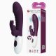 Вібратор - Pretty Love Naughty Bunny Vibrator Dark Purple