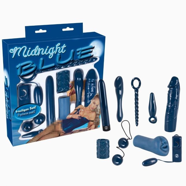 Секс набір - Midnight Blue Set Секс набір - Midnight Blue Set