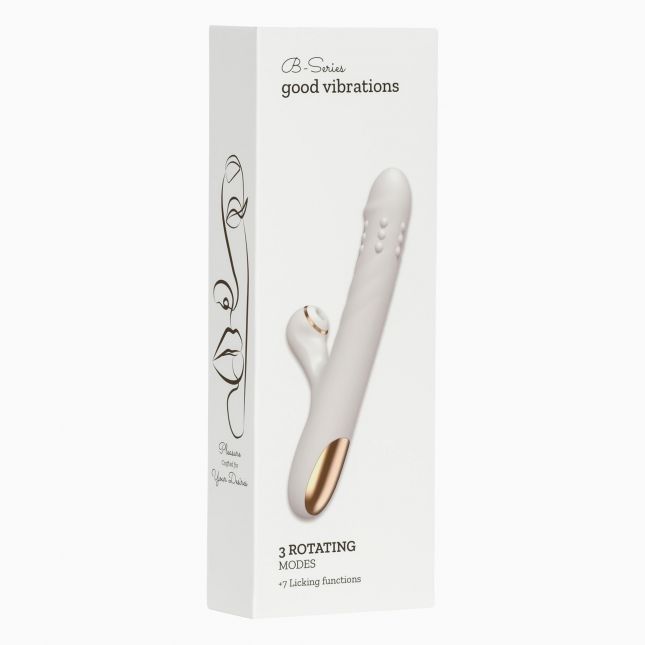 Вібратор - Silicone Vibrator 3 rotating, 7 licking functions Вібратор - Silicone Vibrator 3 rotating, 7 licking functions