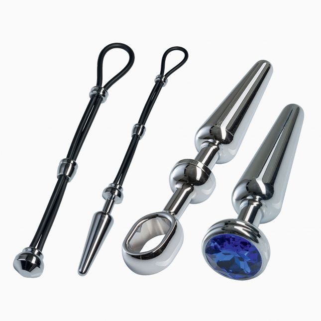 Секс набір - MALESATION Alu Cock - Grip Set mittel