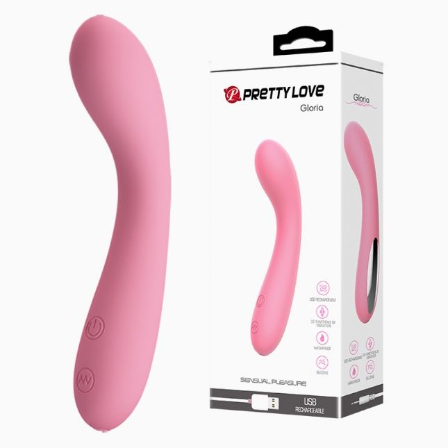 Комп'ютерний вібратор - Pretty Love Gloria - Silicone Vibrator Pink