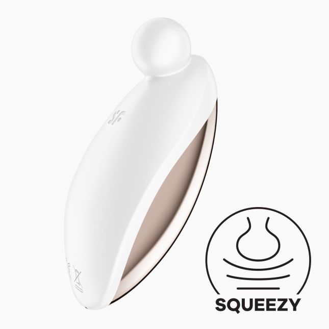 Вибратор для наружной стимуляции Satisfyer Spot On 2 White, очень мощный, гибкий отросток