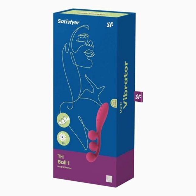 Вібратор - Satisfyer Tri Ball 1 Red Вібратор - Satisfyer Tri Ball 1 Red