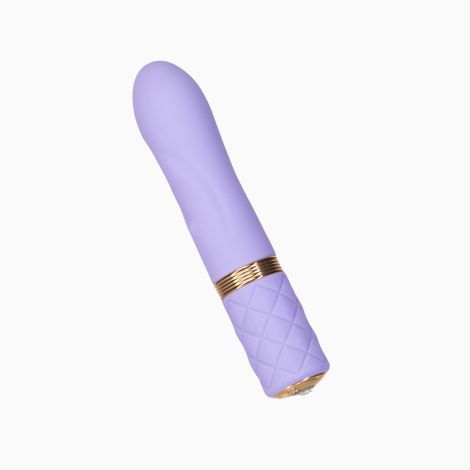 Роскошный вибратор PILLOW TALK - Special Edition Flirty Purple с кристаллом Сваровски