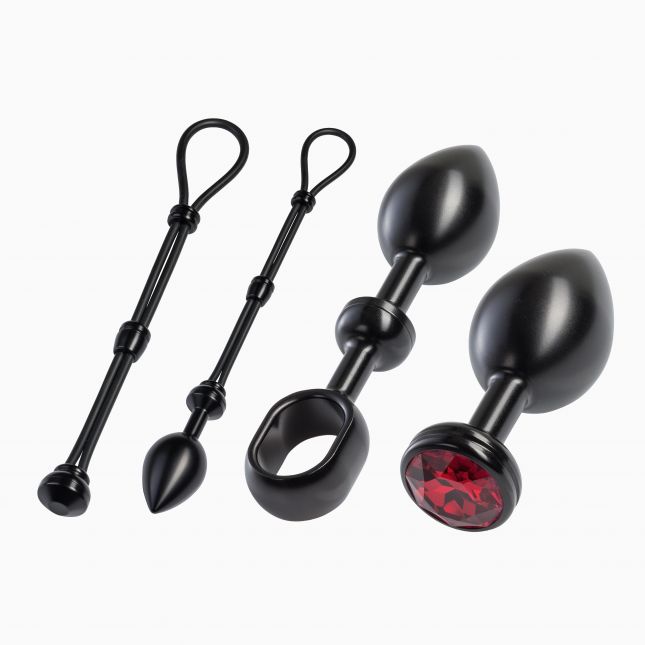 Секс набір - MALESATION Alu Cock - Grip Set groß