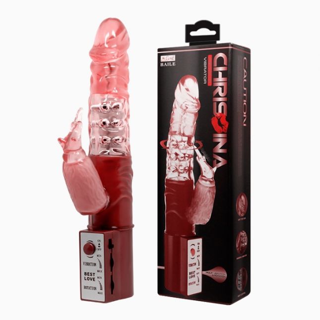 Вібратор - Christina Vibrator With Bunny Red
